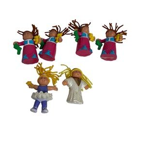 Cabbage Patch Vintage Doll Figurines Lot of 6